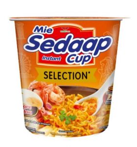 NOODLE SEDAAP MIE CUP SINGAPORE SPICY LAKSA 86GR