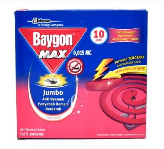 Baygon Coil JBMax Fresh Scent 150gr/60