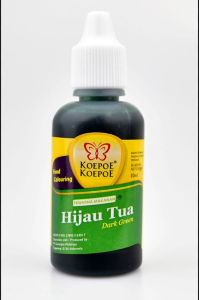 KOEPOE2 PEWARNA CAIR HIJAU TUA 24/6/30ML