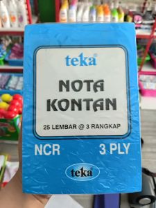 NOTA TEKA BIRU KECIL