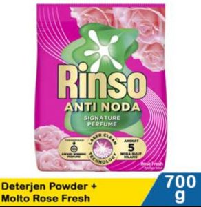 Rinso Rose Fresh PWDR 12x700gr