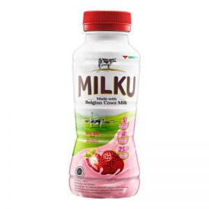 MILKU RASA STORBERY 200ML ISI 12 - MT