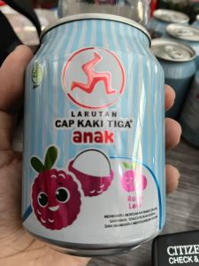 CAP KAKI TIGA ANAK LYCHEE 24x238ml