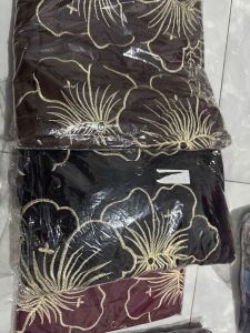Gamis bordir Bunga2 besar
