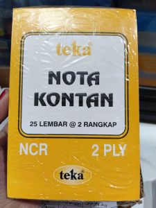 NOTA TEKA KUNING KECIL