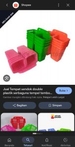 Tempat sendok 2 lubang pacific 