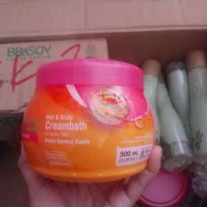 Makarizo hair & slacp cream bath gingseng 