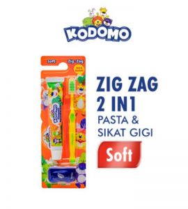 TOTBRUSH KODOMO ZIGZAG 2IN1