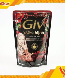 GIV WHITE HIJAB BODY WASH PCH 400ML