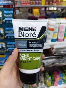 MEN S BIORE NON SCRUB  ACNE BRIGHT CARE 100G