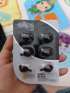 ELIPS HAIR VITAMIN SHINY BLACK 6CAPSUL x 1ML