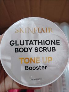 Skinflair glutation body scrub tone up booster 250g