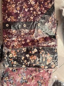 Daster motif bunga kecil