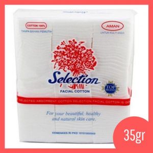 Kapas Wajah SELECTION Facial Cotton 35gr
