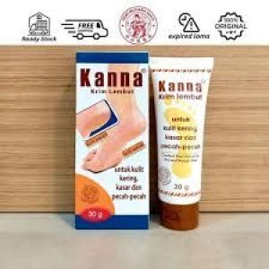 Kanna Krim Lembut 30g Kulit Kering Kasar Peach Soft Cream Kaki Pecah