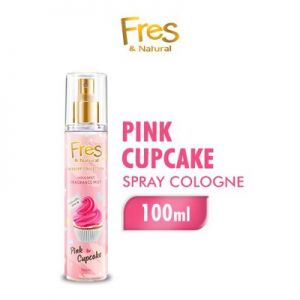 Parfum Fres & Natural Dessert Collection Body Mist Wanita Pink Cupcake 100 ml