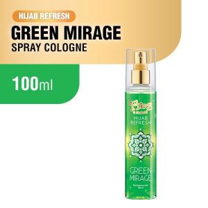 Parfum Fres & Natural Spray Cologne Hijab Refresh green mirage