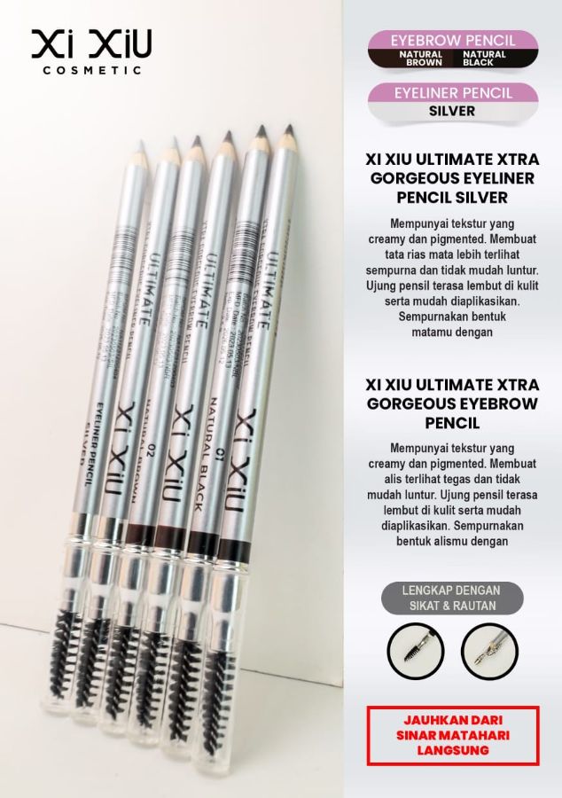 Xiu Xiu eyeliner Pencil Silver