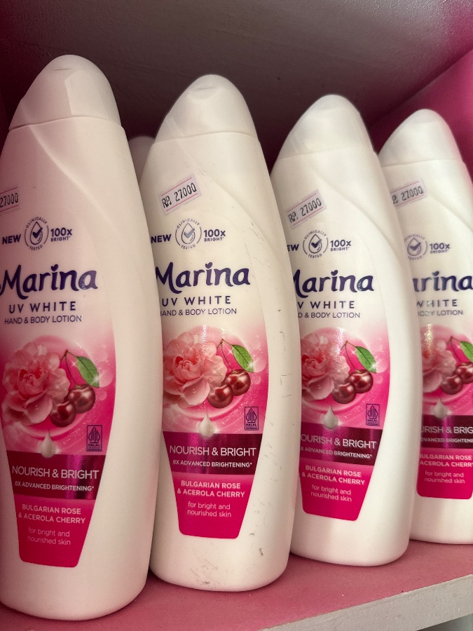 Marina UV White Hand & Body Lotion Nourish &Bright