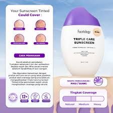 Facetology Triple Care Sunscreen Tinted