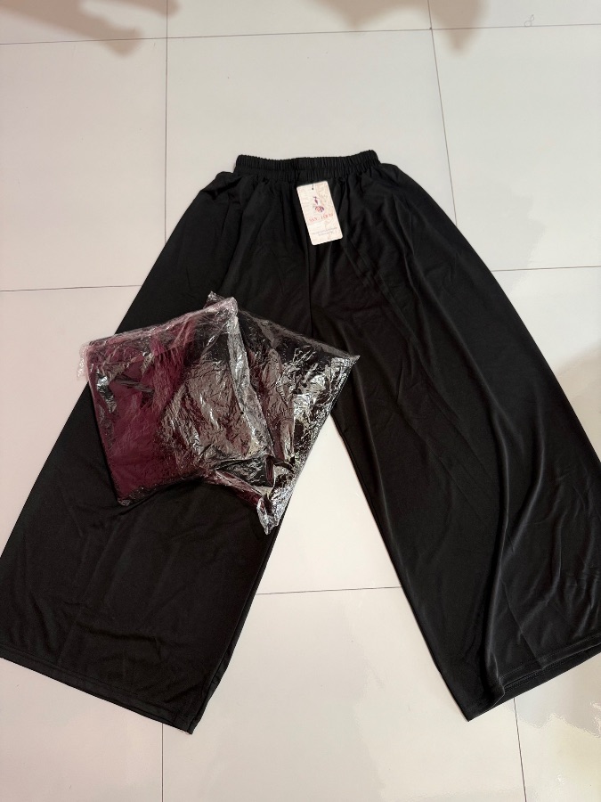 Celana kulot hitam