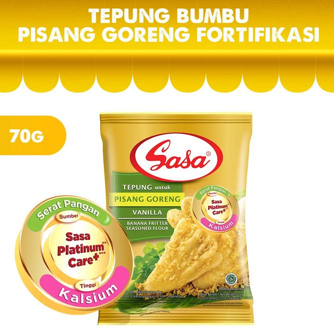 SASA TEPUNG BUMBU VANILA 70G