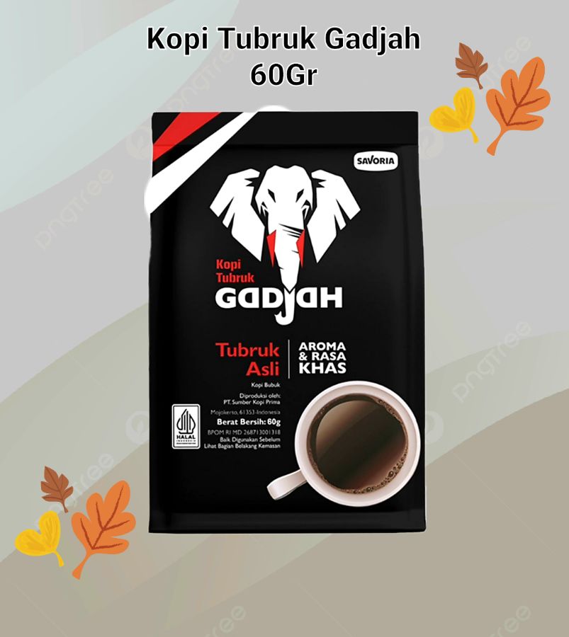 Tubruk Gadjah Asli Pch 60 Gr