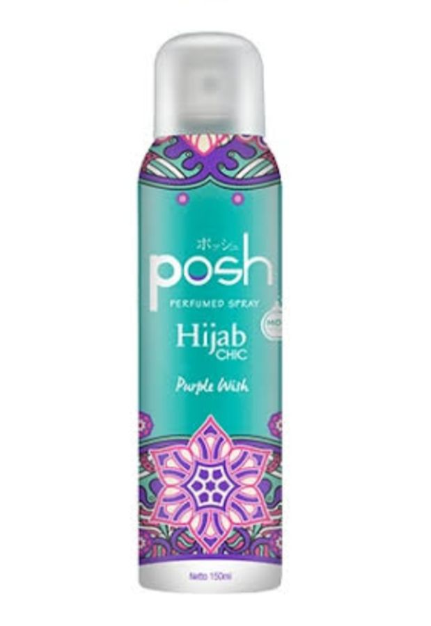 BODY SPRAY POSH HIJAB PURPLE WISH 150 ML