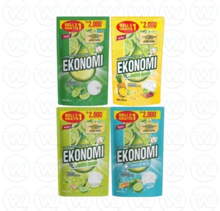 EKONOMI PENCUCI PIRING LIQ 122ML PRM 2+1
