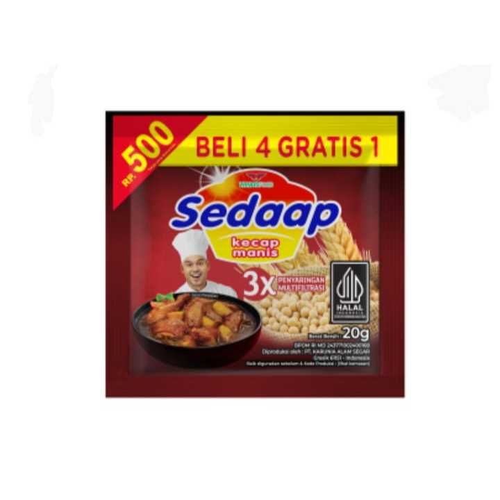 FOOD KECAP MANIS SEDAP SC16PACK 12,5GR