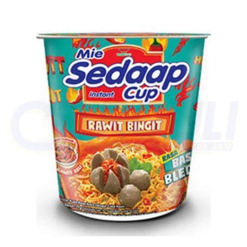 NOODLE SEDAPMIE CUP BAKSO BLEDUK 77 GR