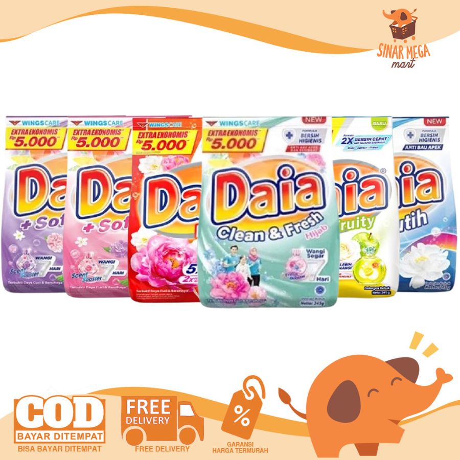 POWDET DAIYA BAG SASCHET 245GR