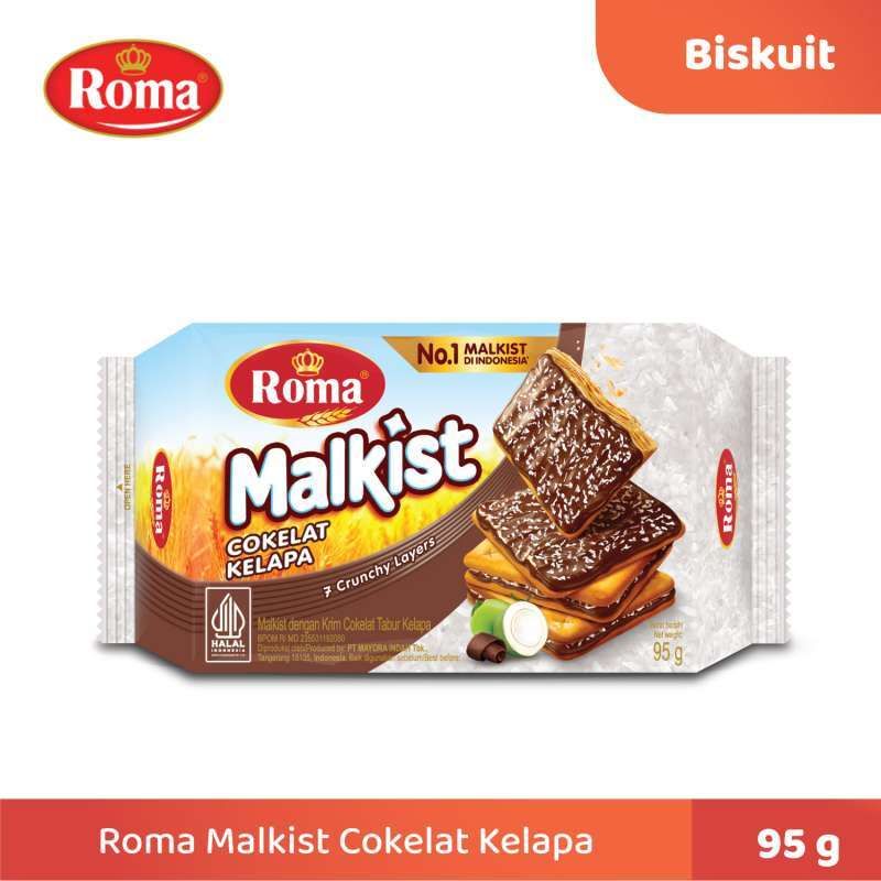 ROMA MALKIST COKLAT KELAPA 30PAx95G