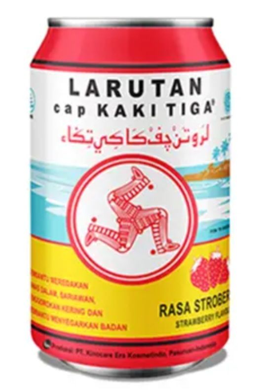 Cap Kaki Tiga Strawberry Can 24x320ml