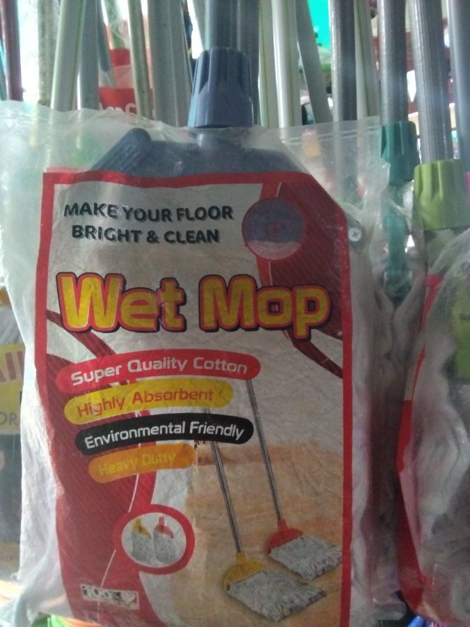 Pel lantai wet mop