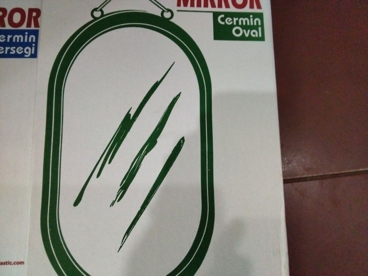 Cermin oval Maspion bm012