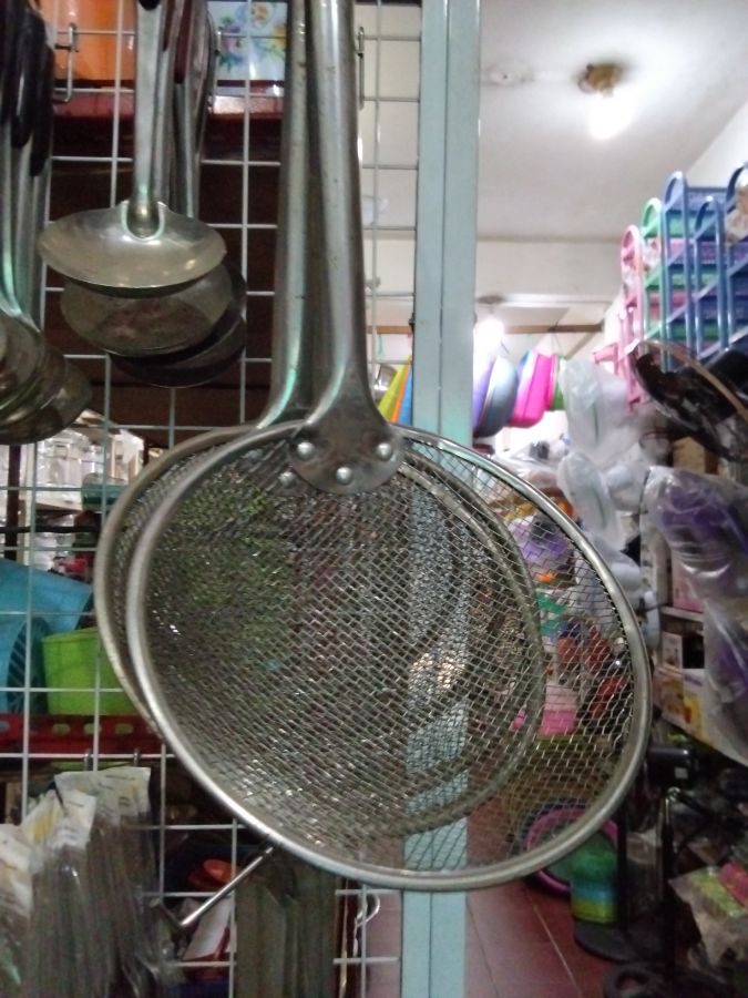 Saringan penggorengan aluminium 