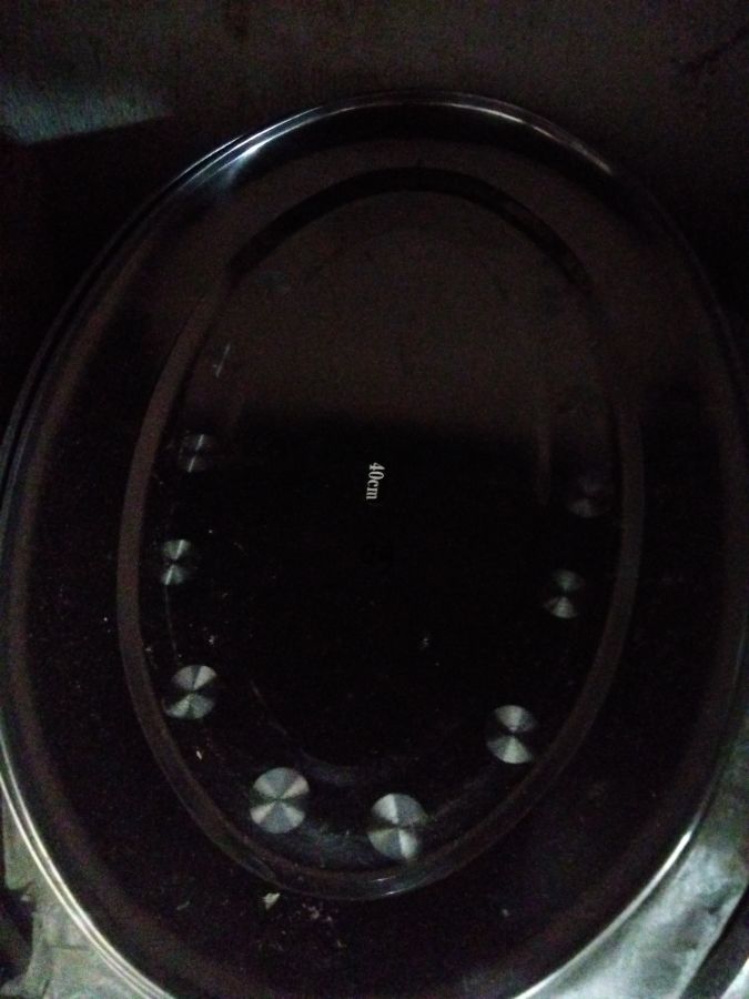 Baki besi oval 40cm