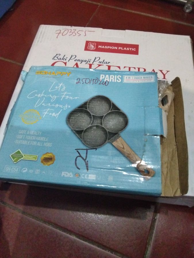 Penggorengan omelette dan pancake gohappy