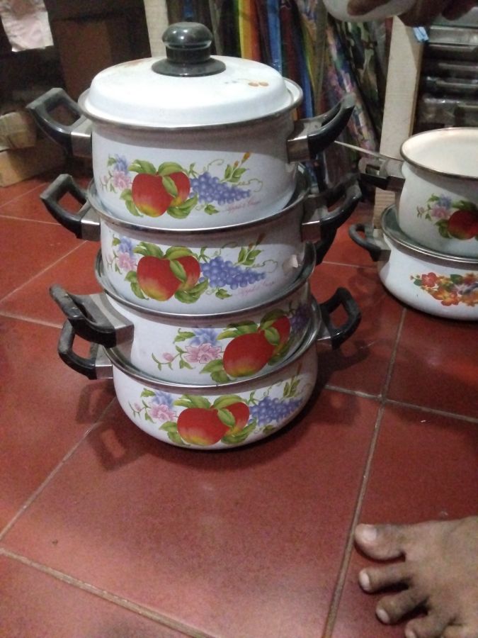 Panci motif 4 susun stenliess 