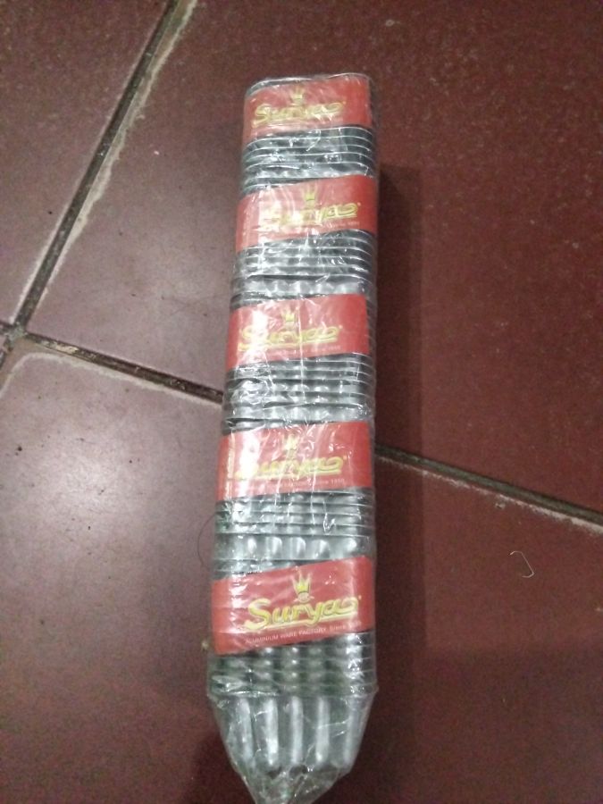 Cetakan bolu kukus aluminium Surya kotak kecil 