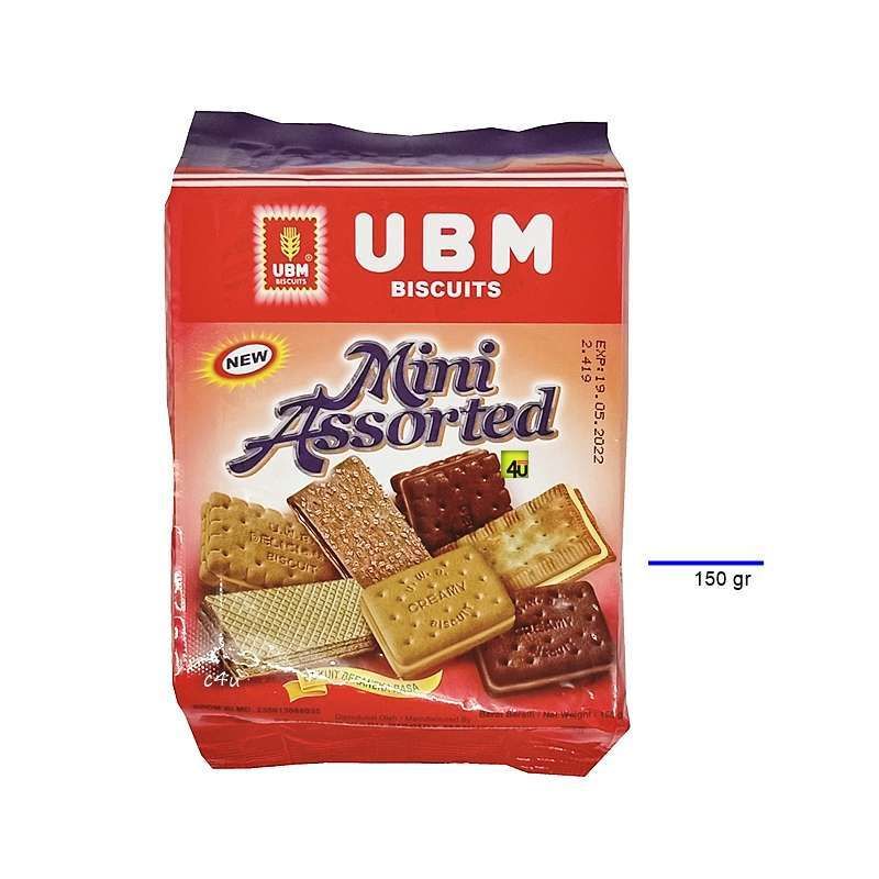 UB MINI ASSORTED 150GR (3x10)
