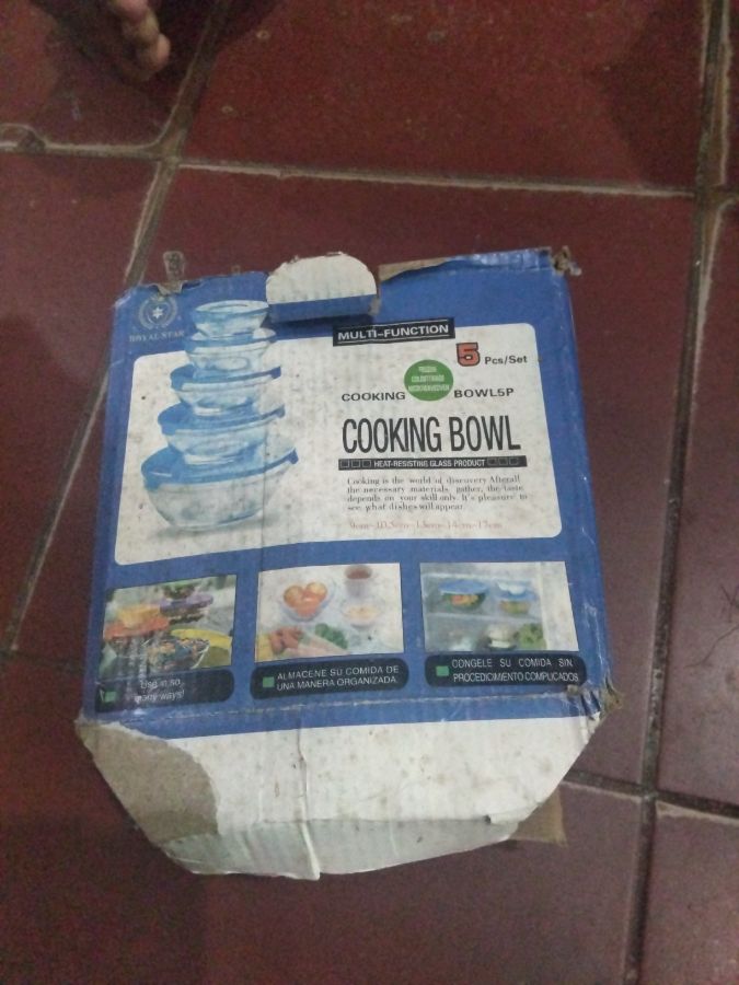 Cooking bowl set 5pcs