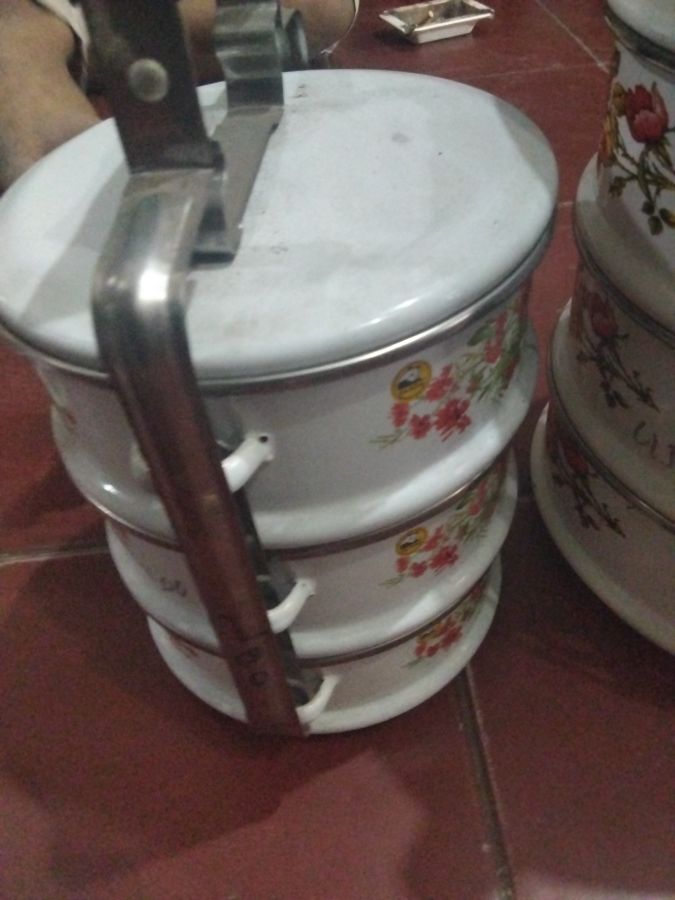 Rantang stainless panda Maspion 3susun sedang 