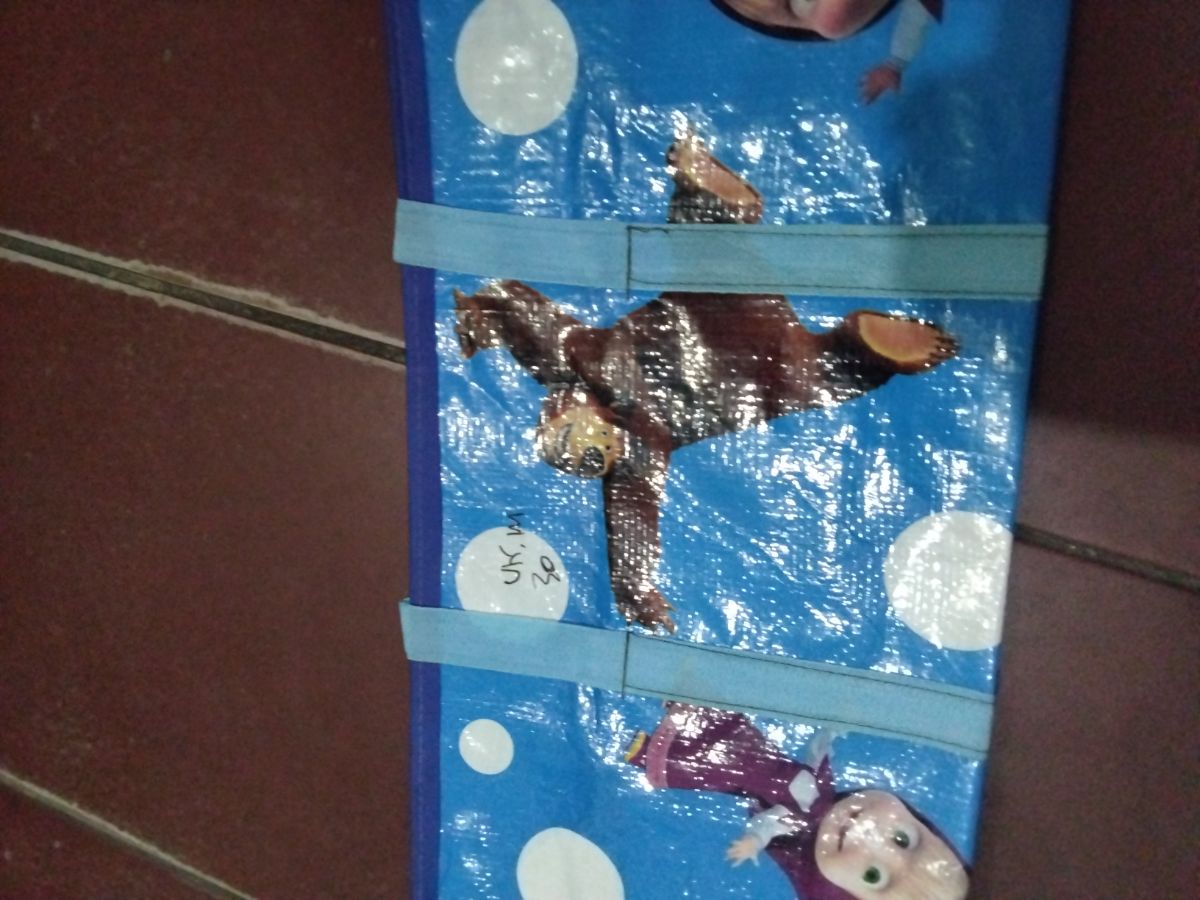 Tas renjani plastik UK M