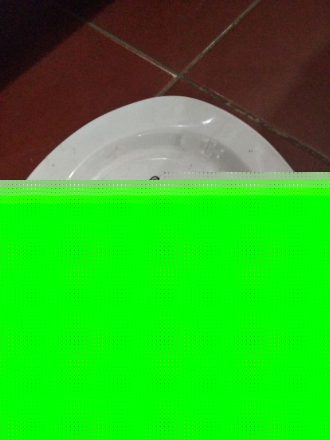 Piring batu persegi polos 