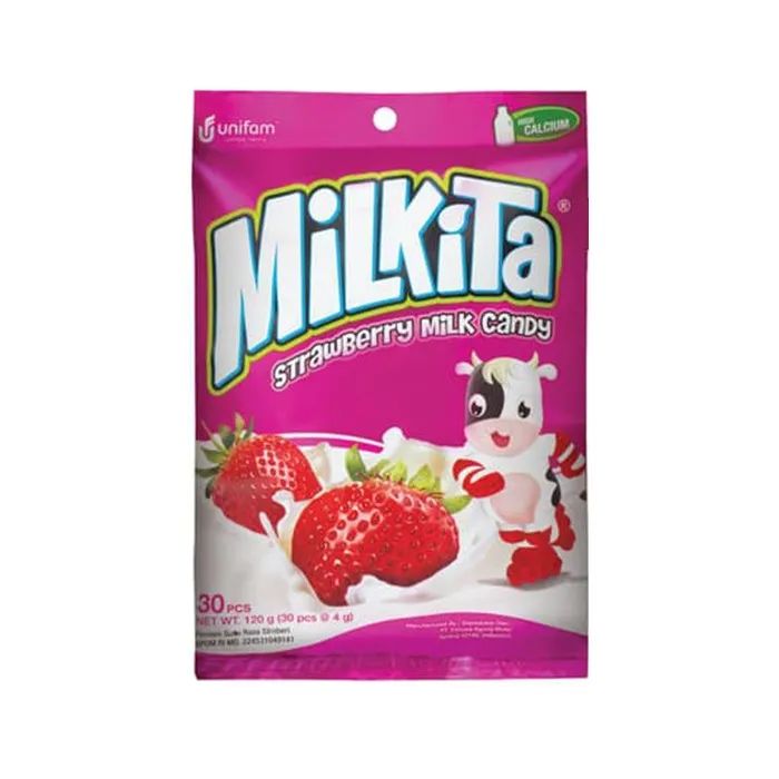 Milkita Candy Strawberry Bag Premium 20x30