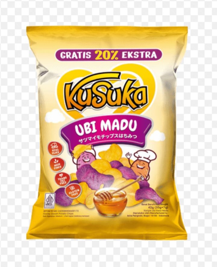 Kusuka Keripik Ubi Madu 20x42gr