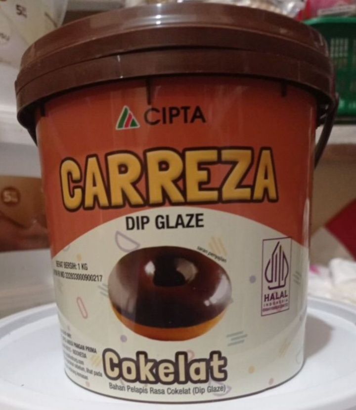Carreza Glaze Coklat 6pail x 1kg