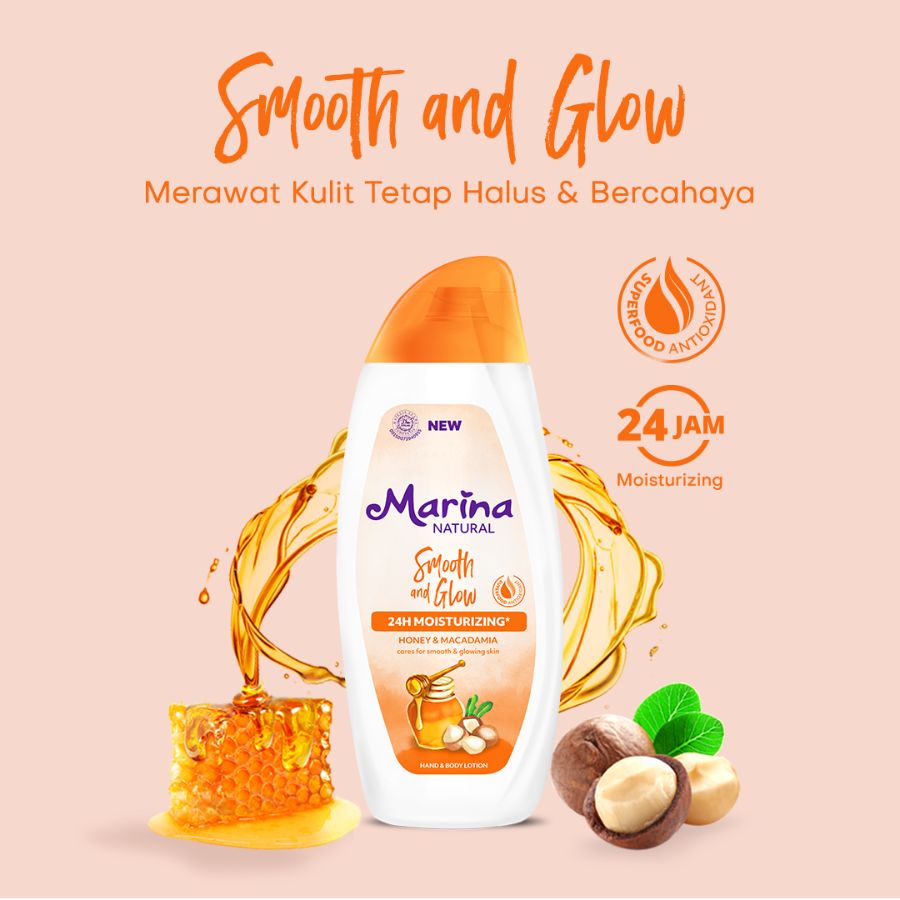 Marina Natural Smooth & Glow 188ml